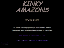 Tablet Screenshot of kinkyamazons.com